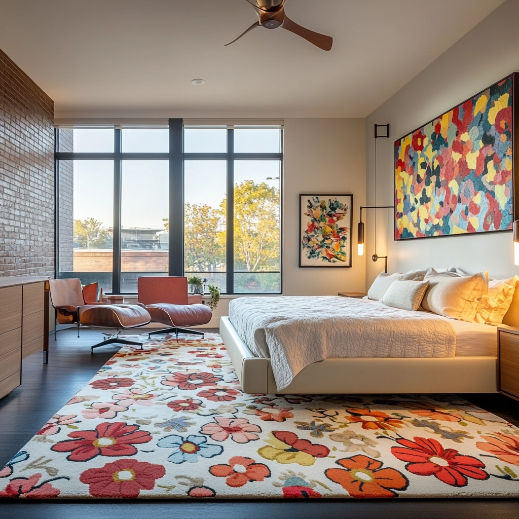 floral rug bedroom 48