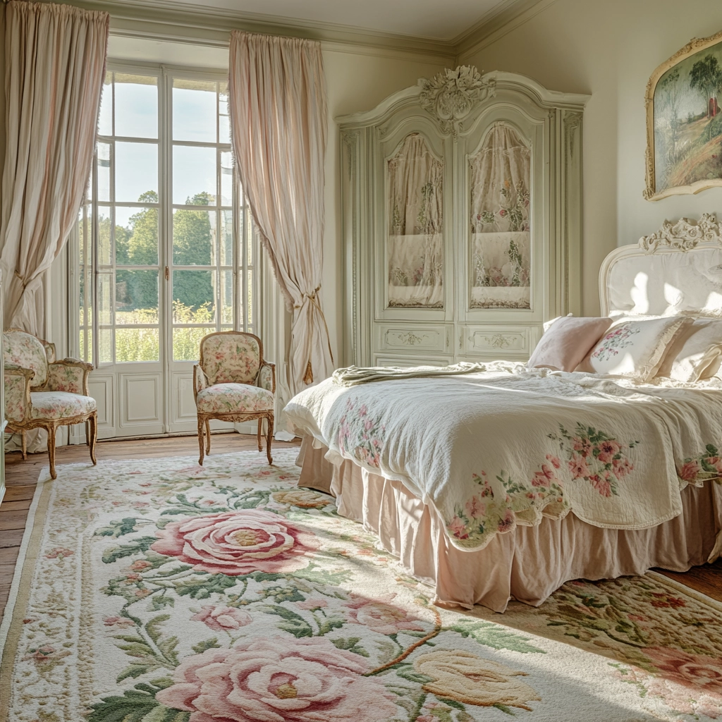 floral rug bedroom 55