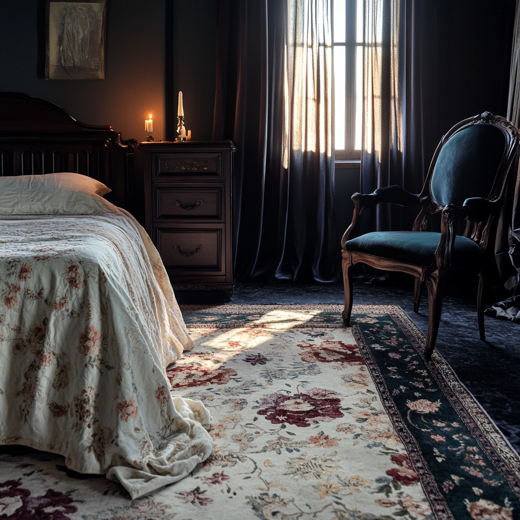 floral rug bedroom 57