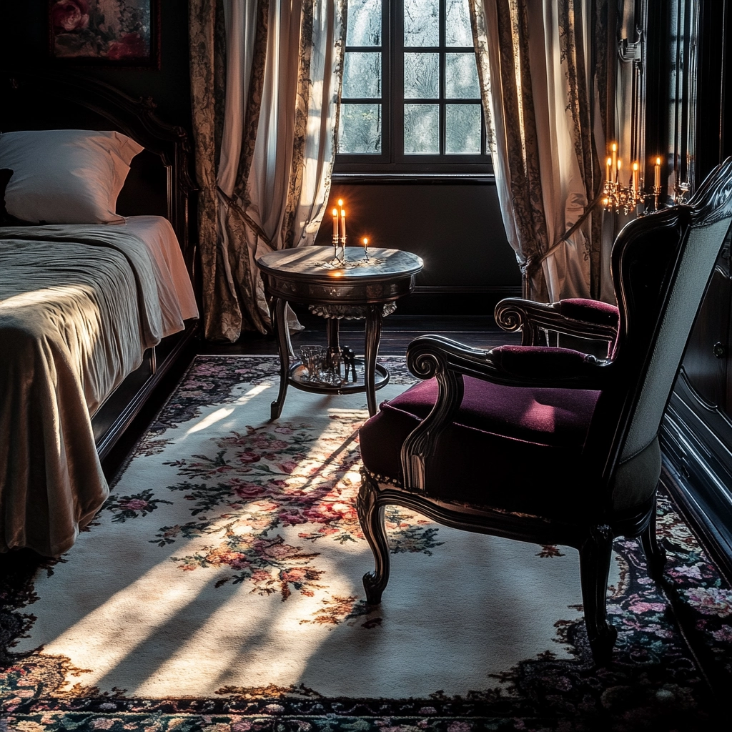 floral rug bedroom 59