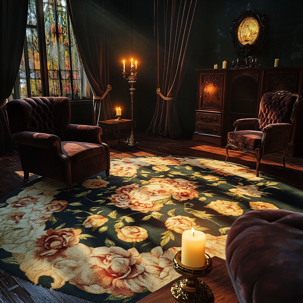 floral rug bedroom 60