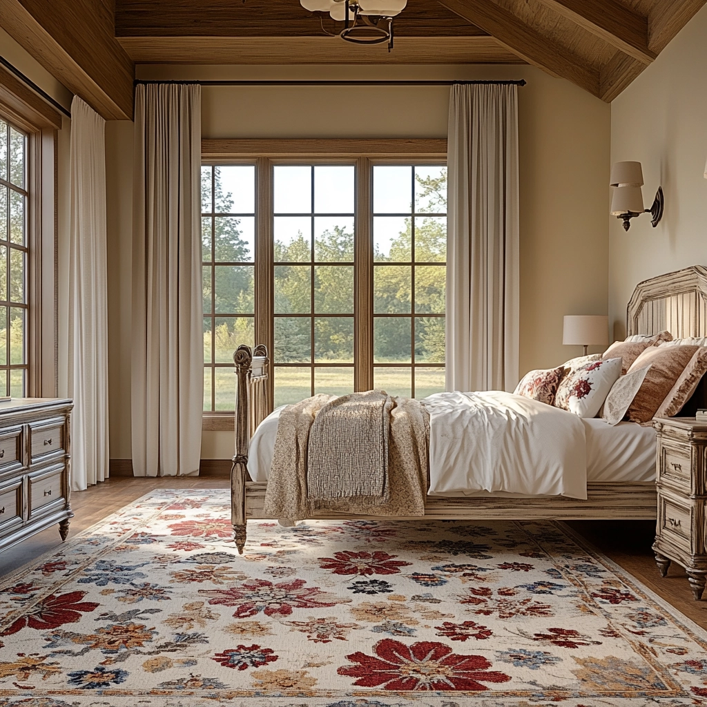 floral rug bedroom 62
