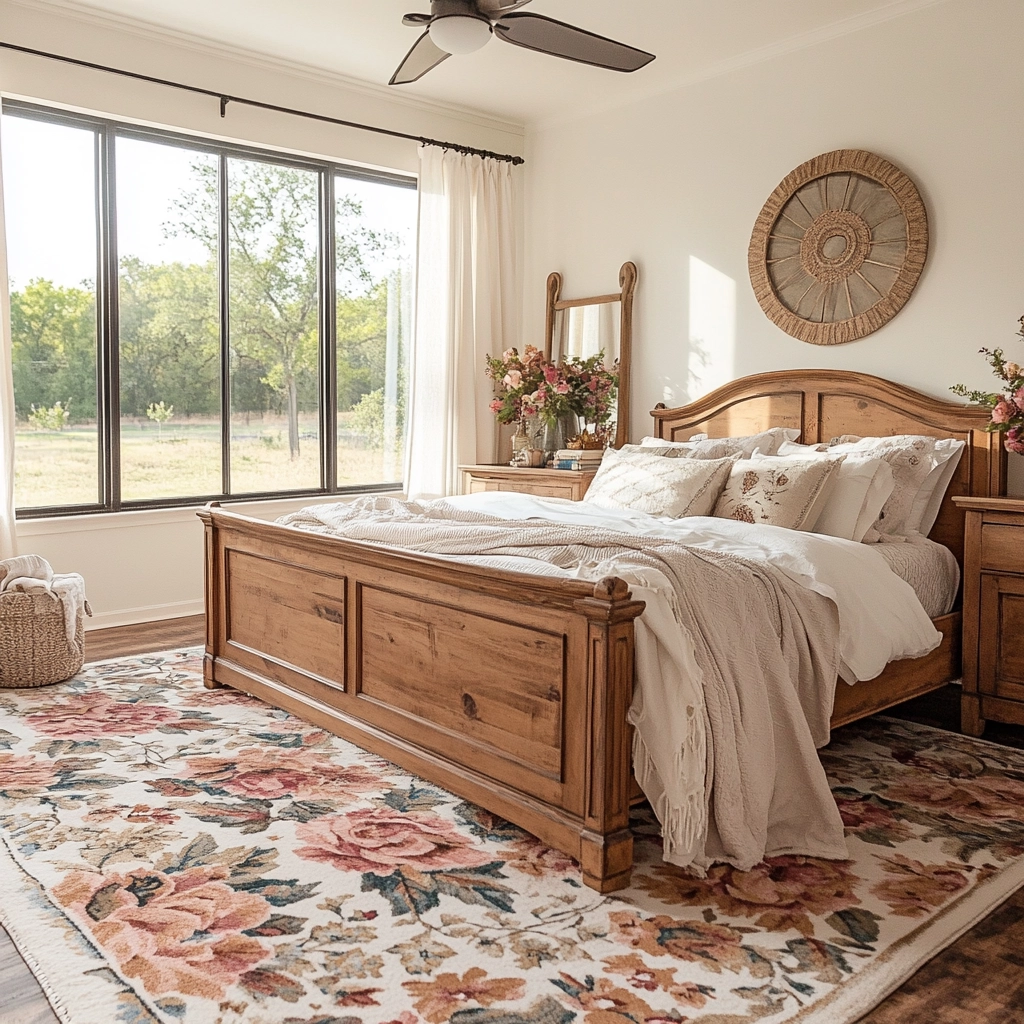 floral rug bedroom 63