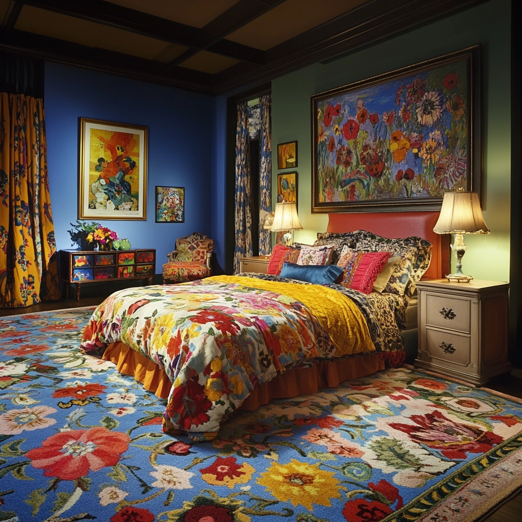 floral rug bedroom 67
