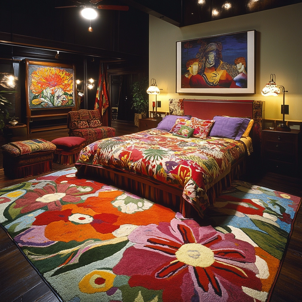 floral rug bedroom 68