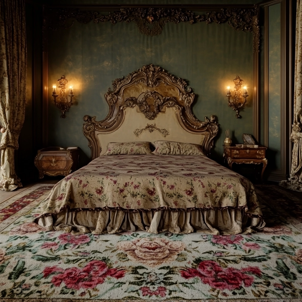 floral rug bedroom 70