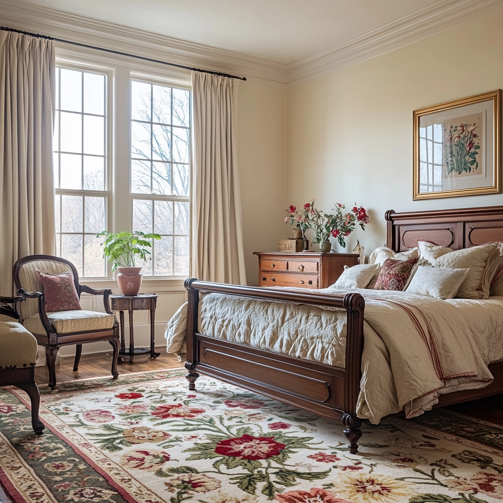floral rug bedroom 77