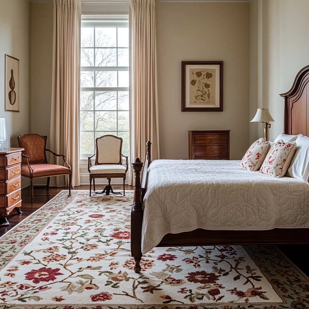 floral rug bedroom 78