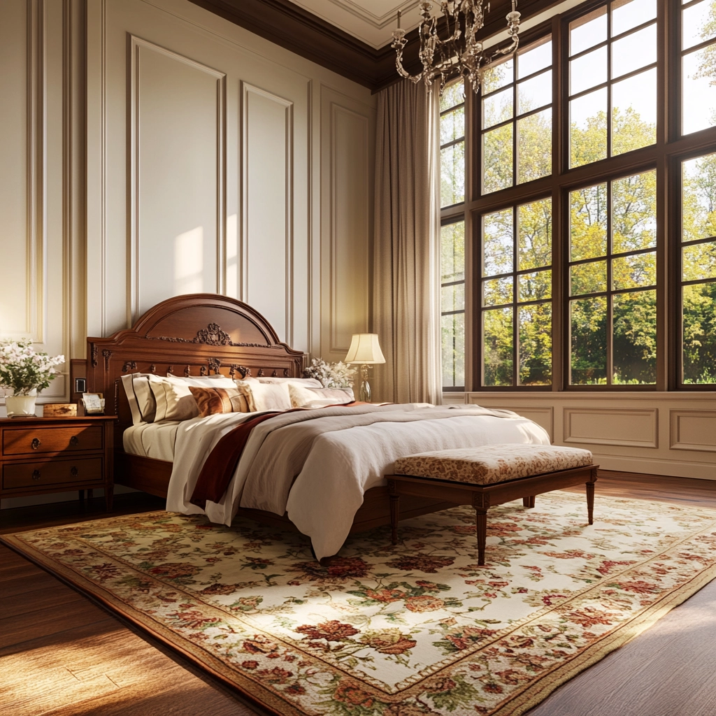 floral rug bedroom 80