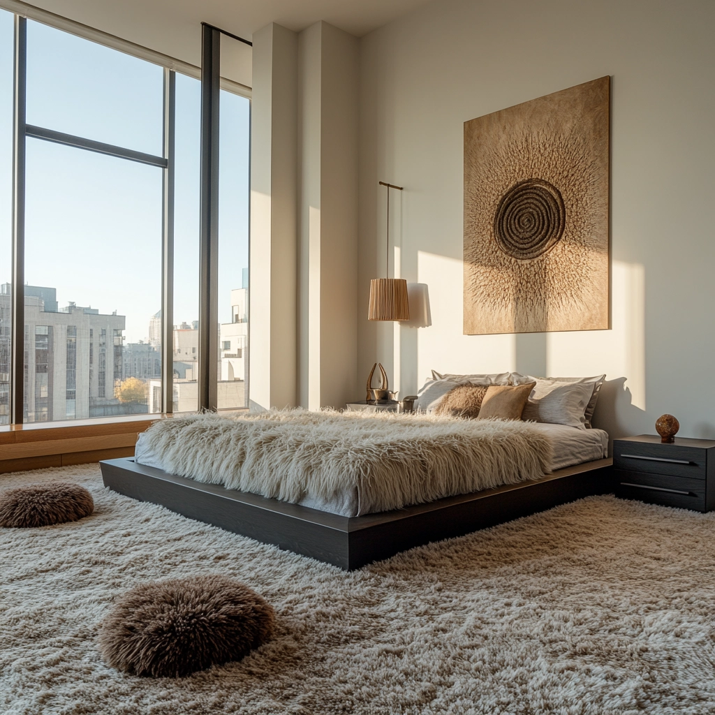fluffy carpet bedroom 10