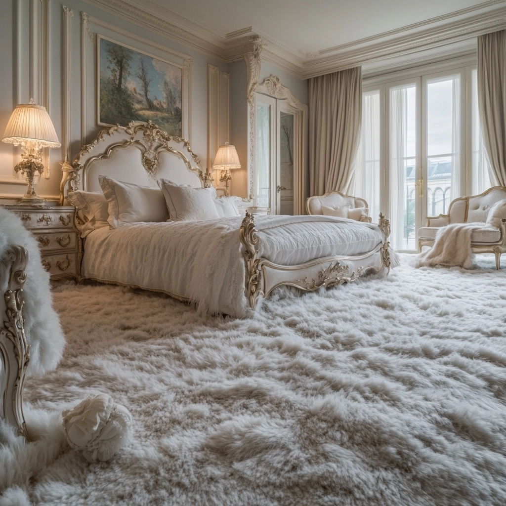fluffy carpet bedroom 37