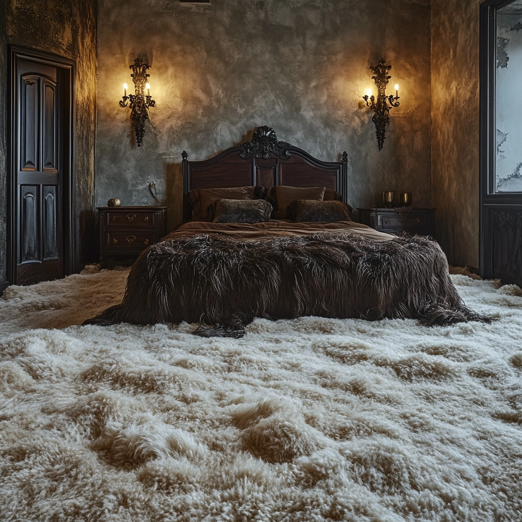 fluffy carpet bedroom 43