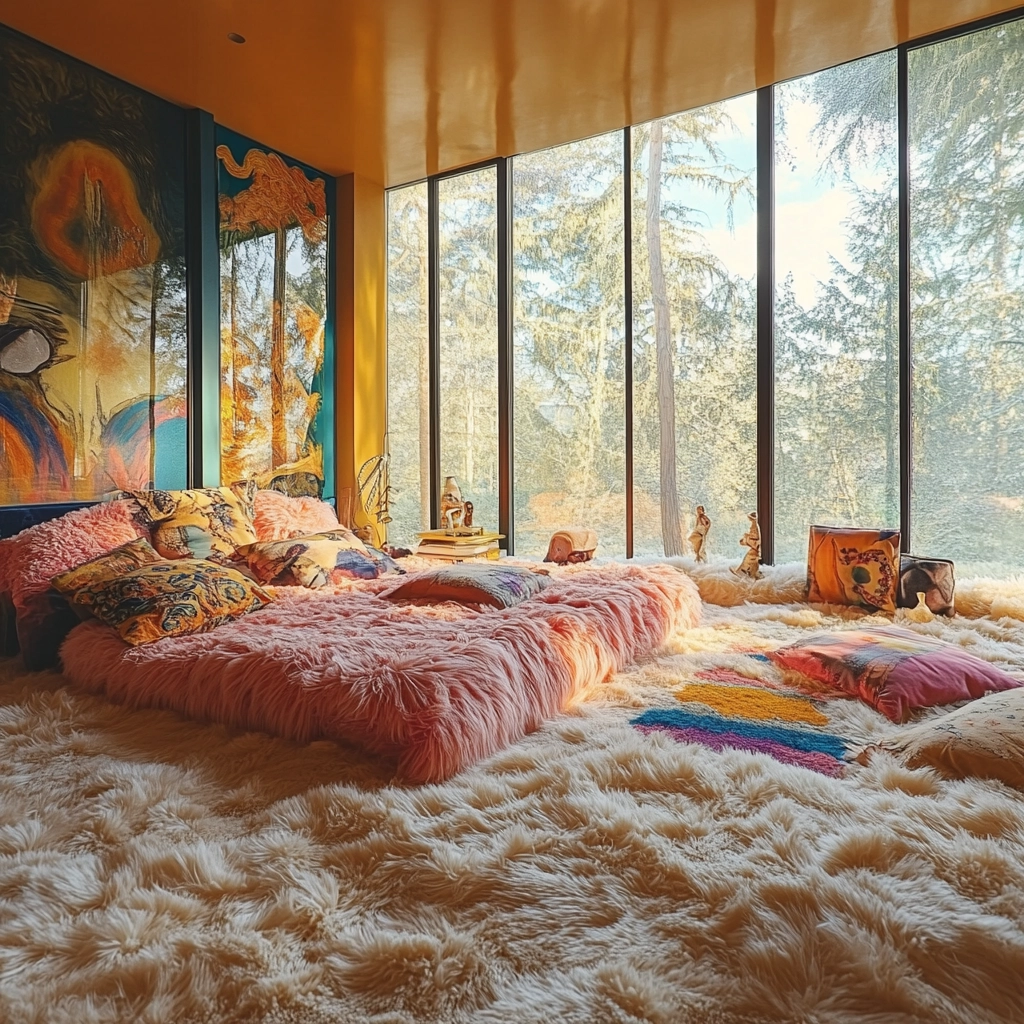 fluffy carpet bedroom 49