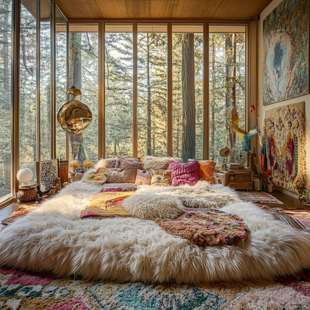 fluffy carpet bedroom 51