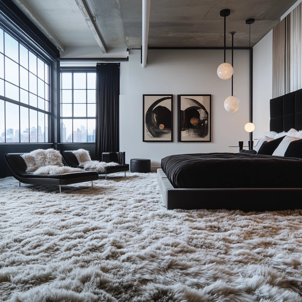 fluffy carpet bedroom 77