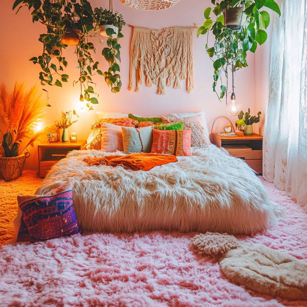 fluffy carpet bedroom 8