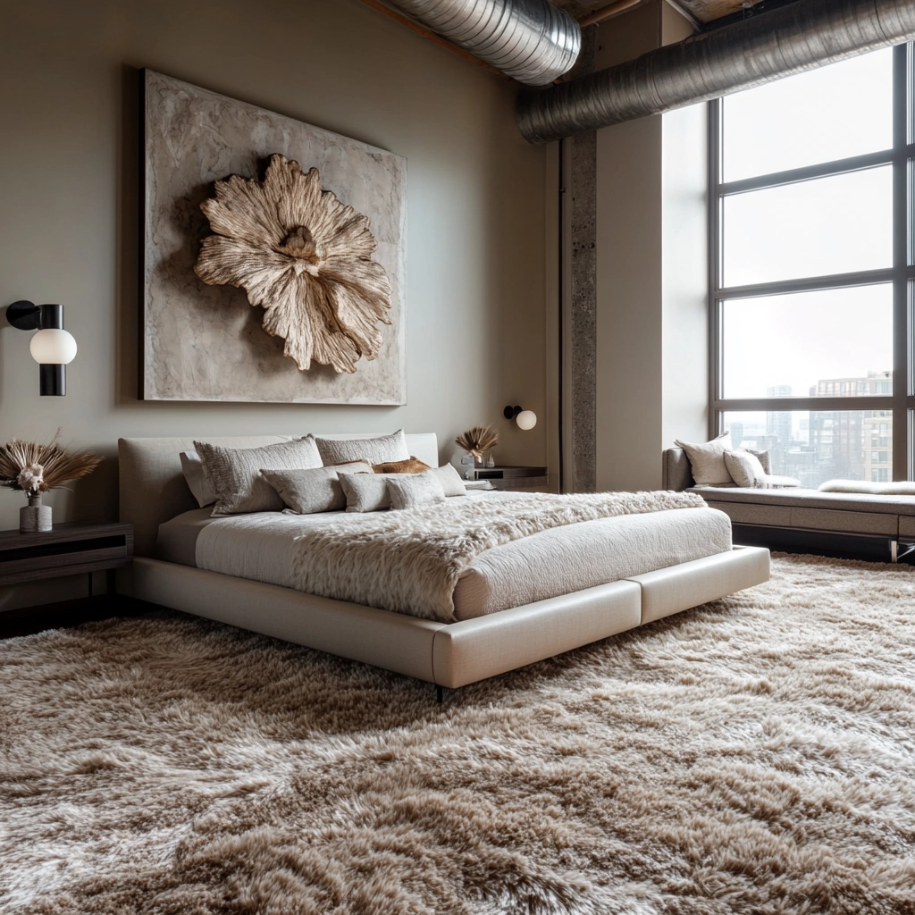 fluffy carpet bedroom 9