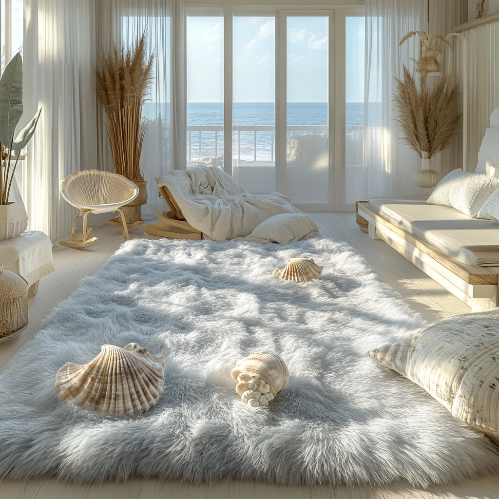 fluffy rug bedroom 13