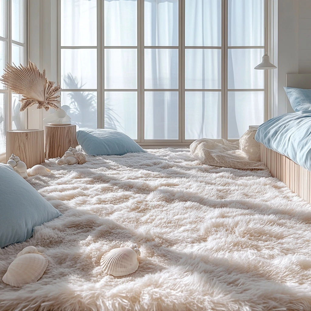 fluffy rug bedroom 15