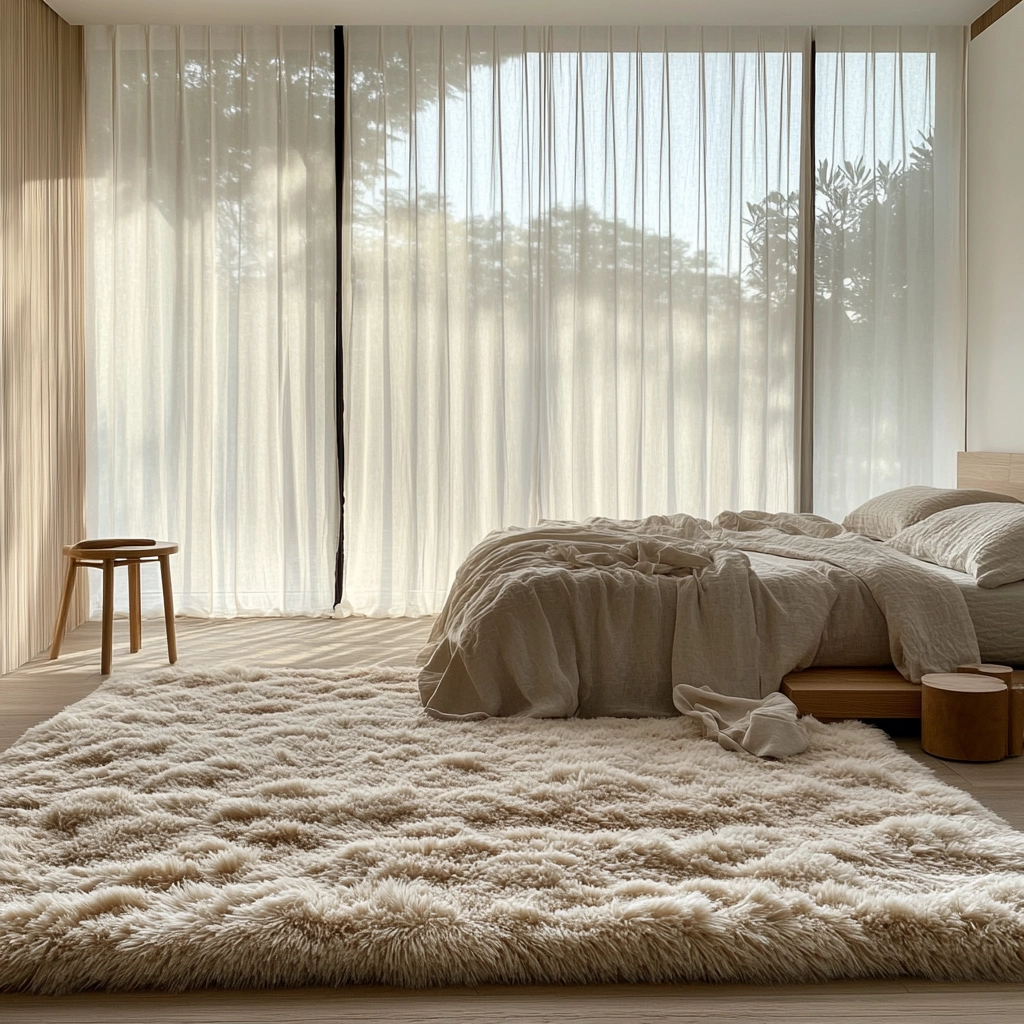 fluffy rug bedroom 2