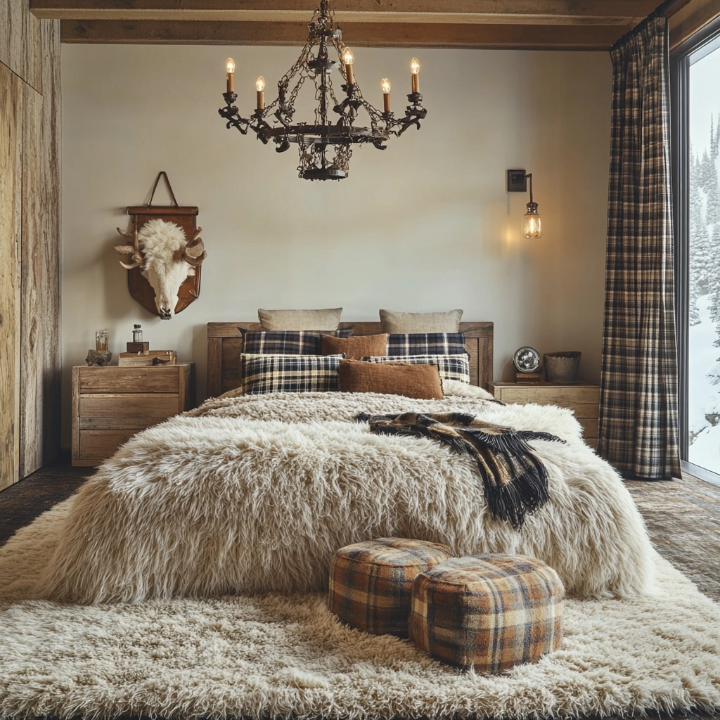 fluffy rug bedroom 26