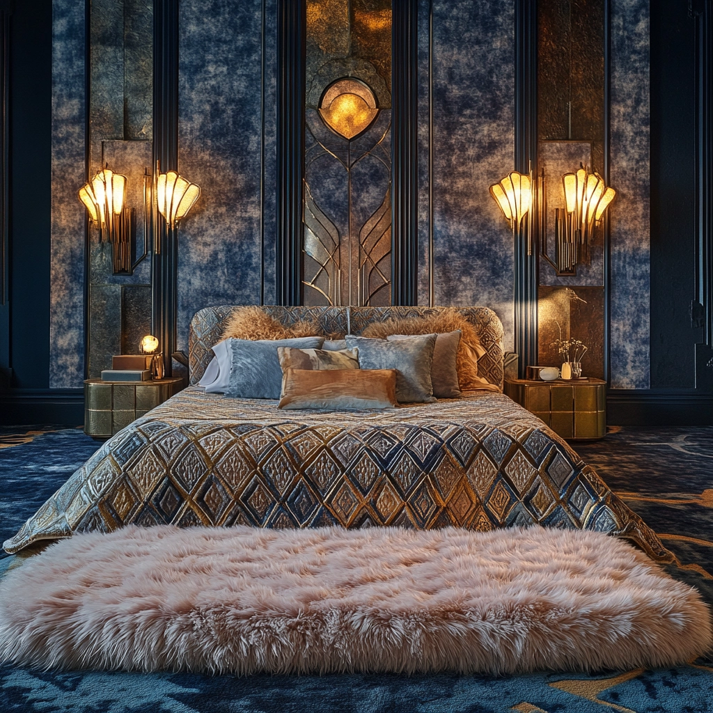 fluffy rug bedroom 29
