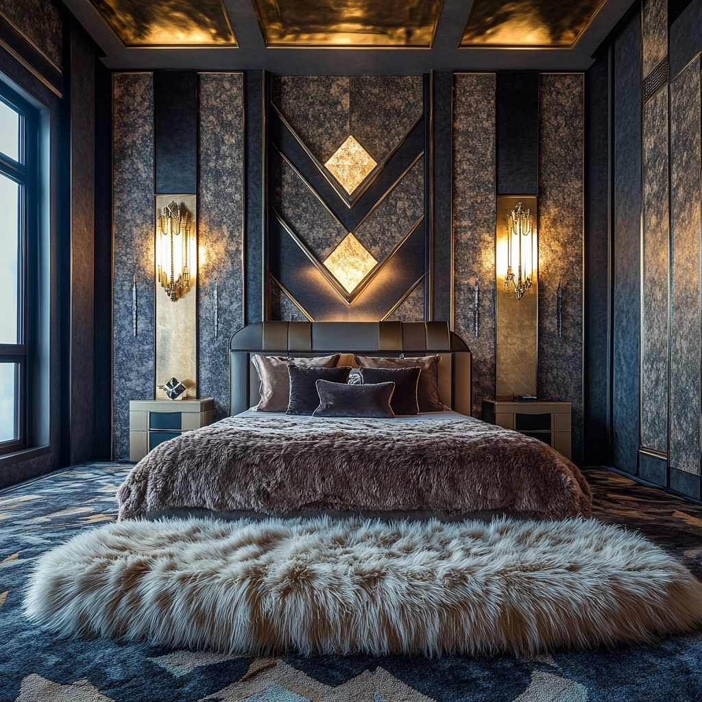 fluffy rug bedroom 32
