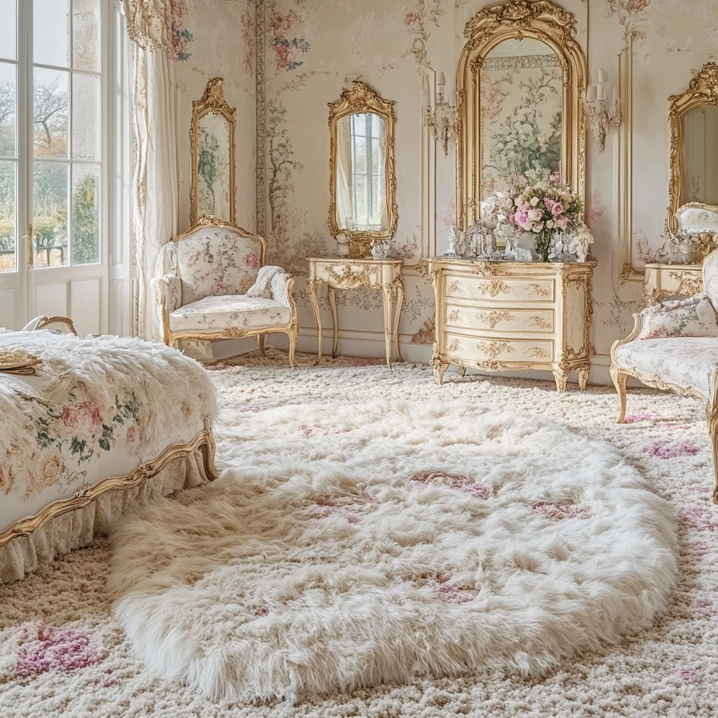 fluffy rug bedroom 36