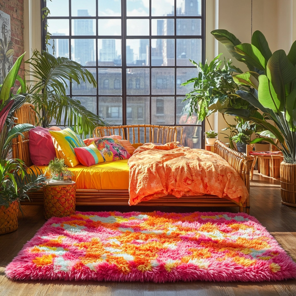 fluffy rug bedroom 38