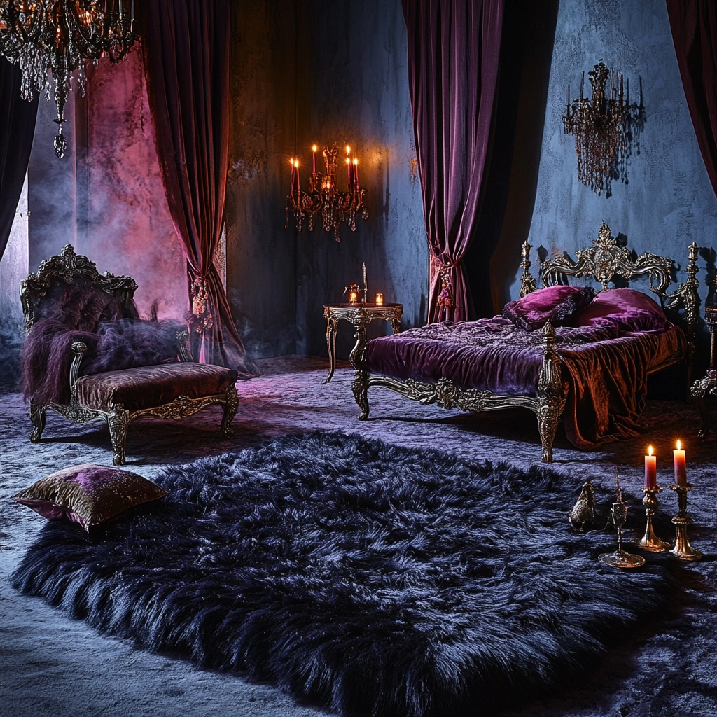fluffy rug bedroom 45