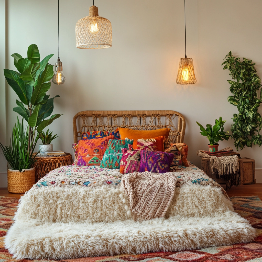 fluffy rug bedroom 5
