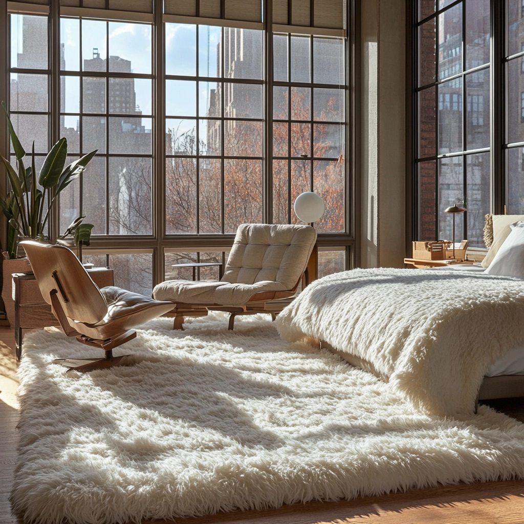 fluffy rug bedroom 51