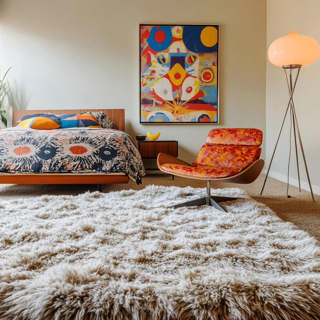 fluffy rug bedroom 53