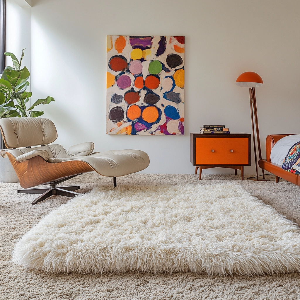 fluffy rug bedroom 54