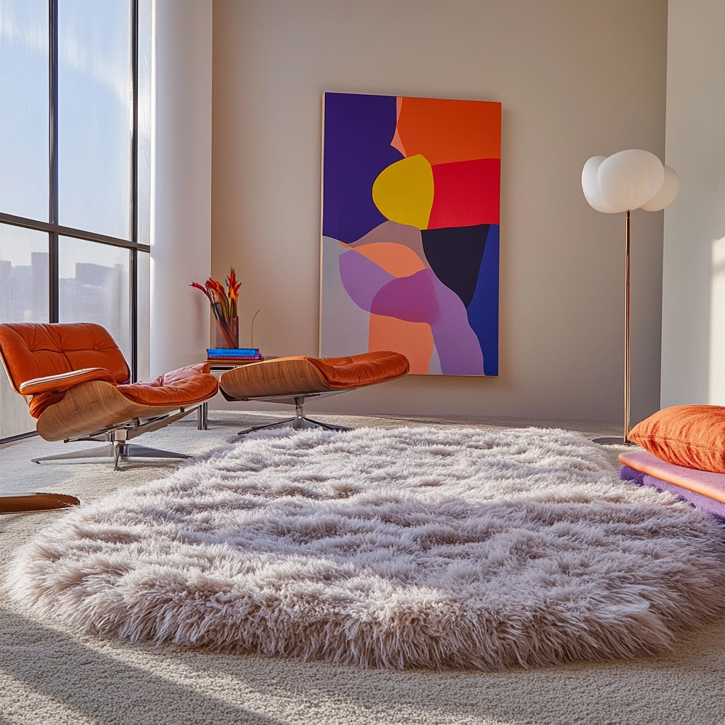 fluffy rug bedroom 55