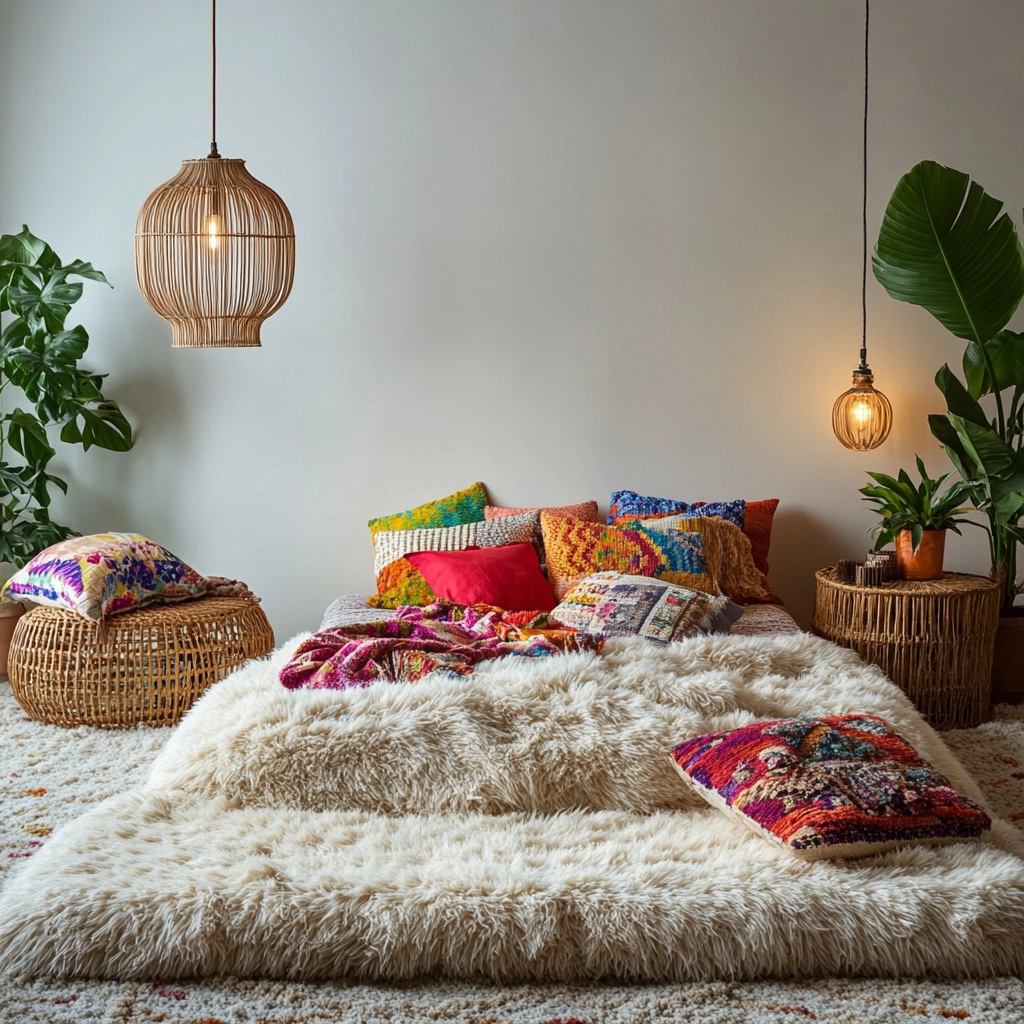 fluffy rug bedroom 6