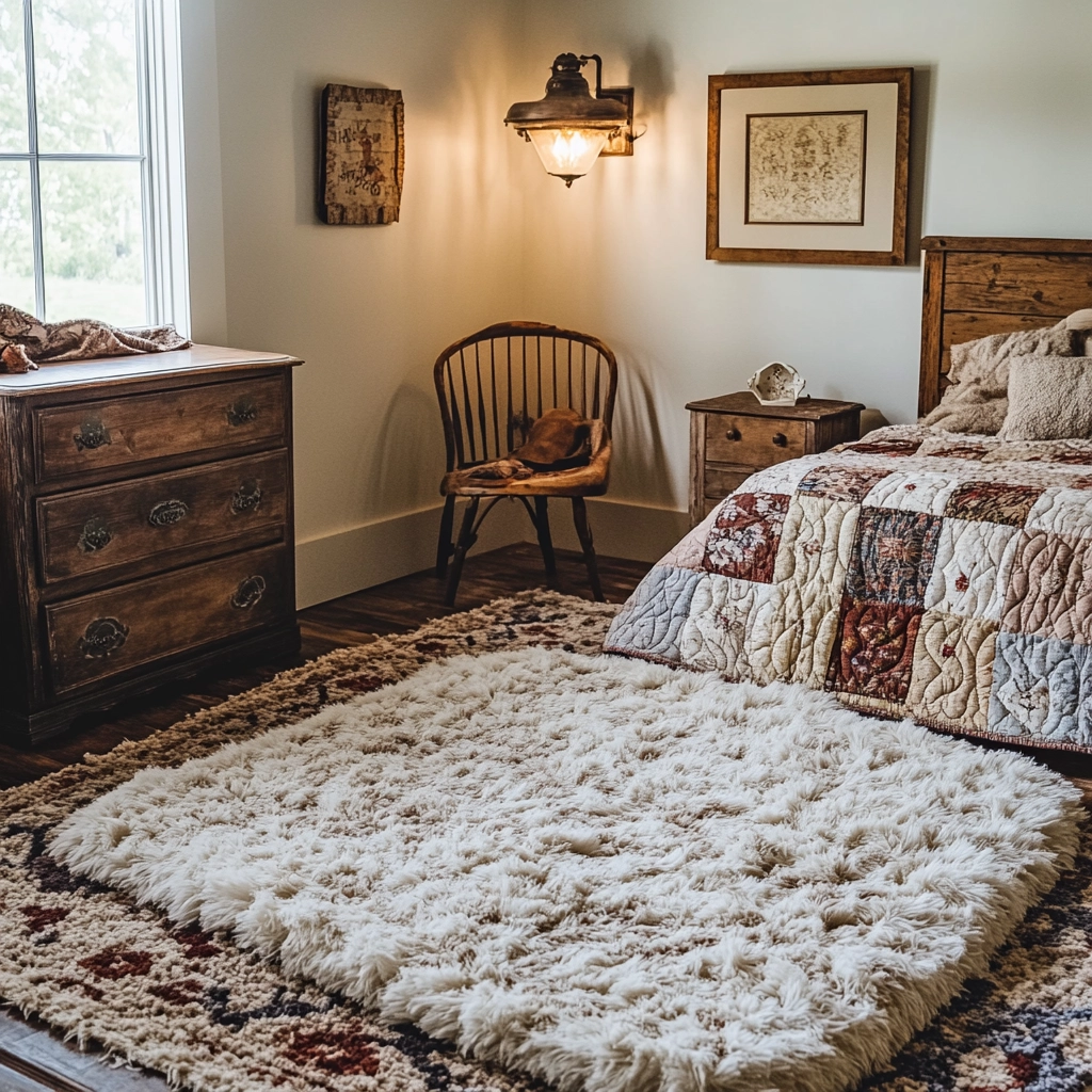 fluffy rug bedroom 69
