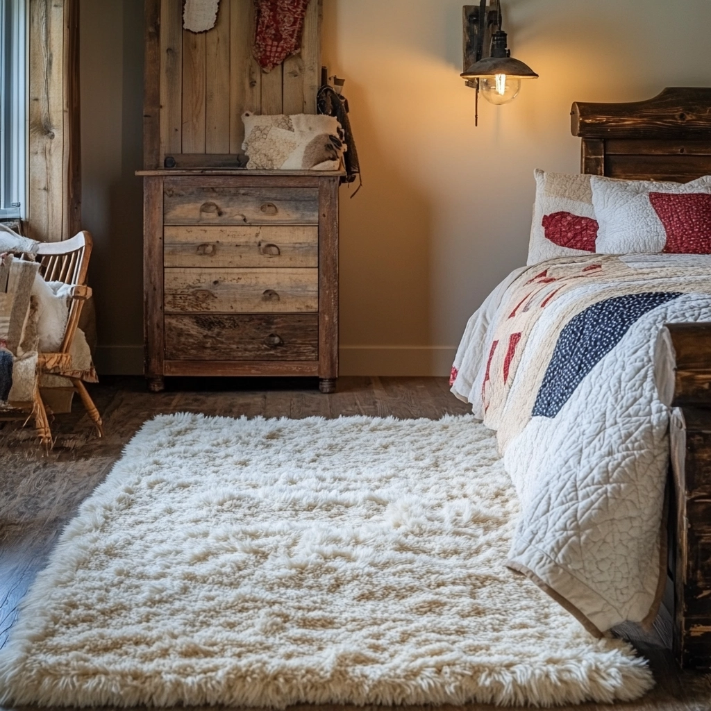 fluffy rug bedroom 71