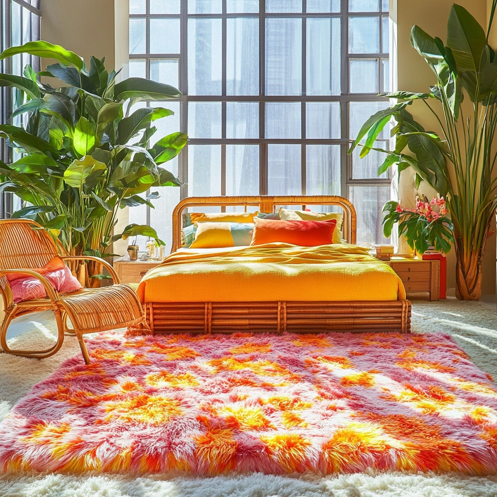 fluffy rug bedroom 73