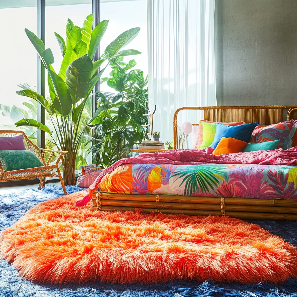 fluffy rug bedroom 75