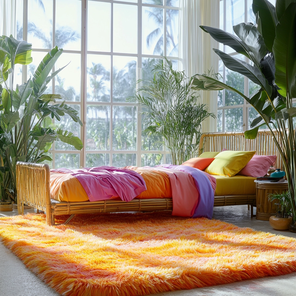 fluffy rug bedroom 76