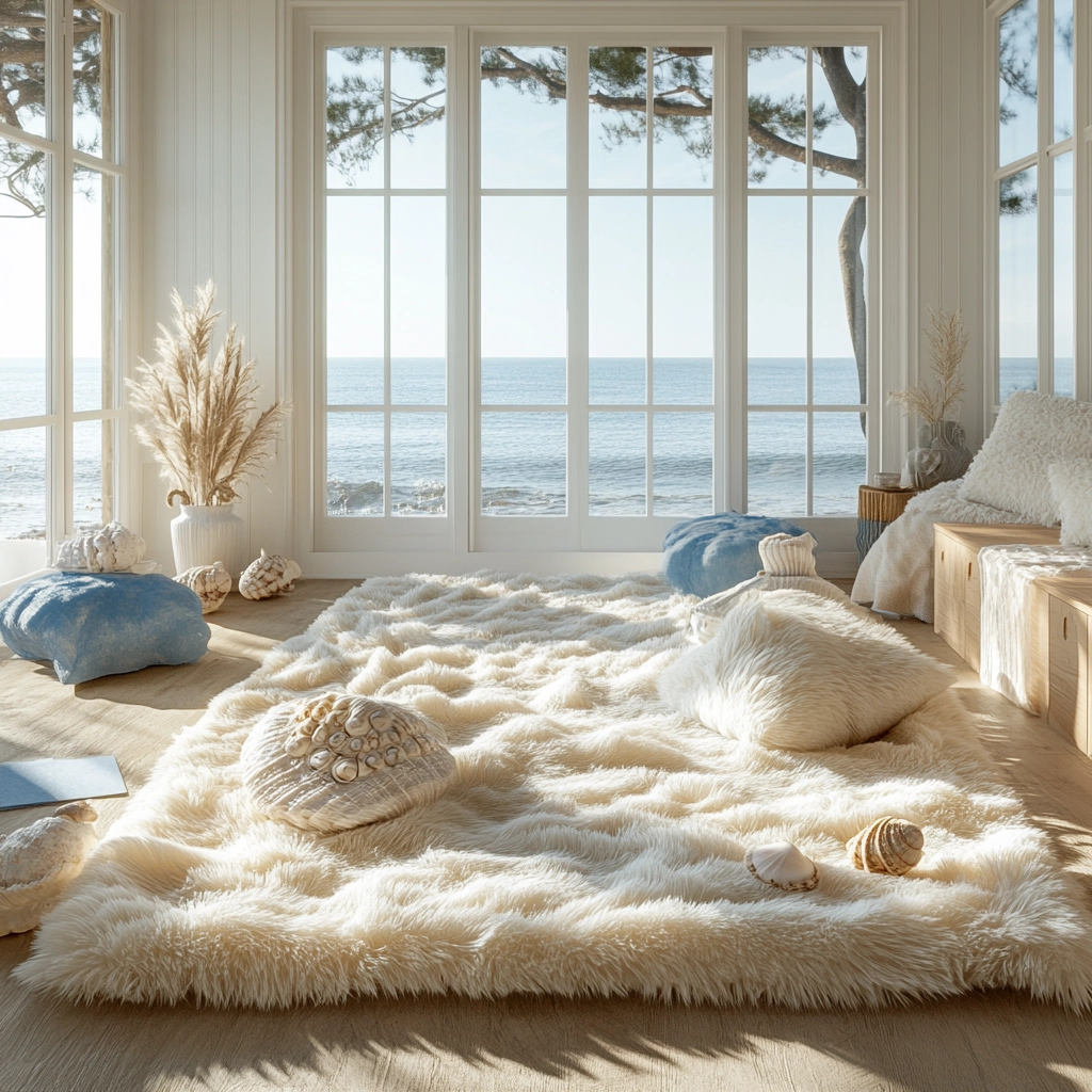 fluffy rug bedroom 77