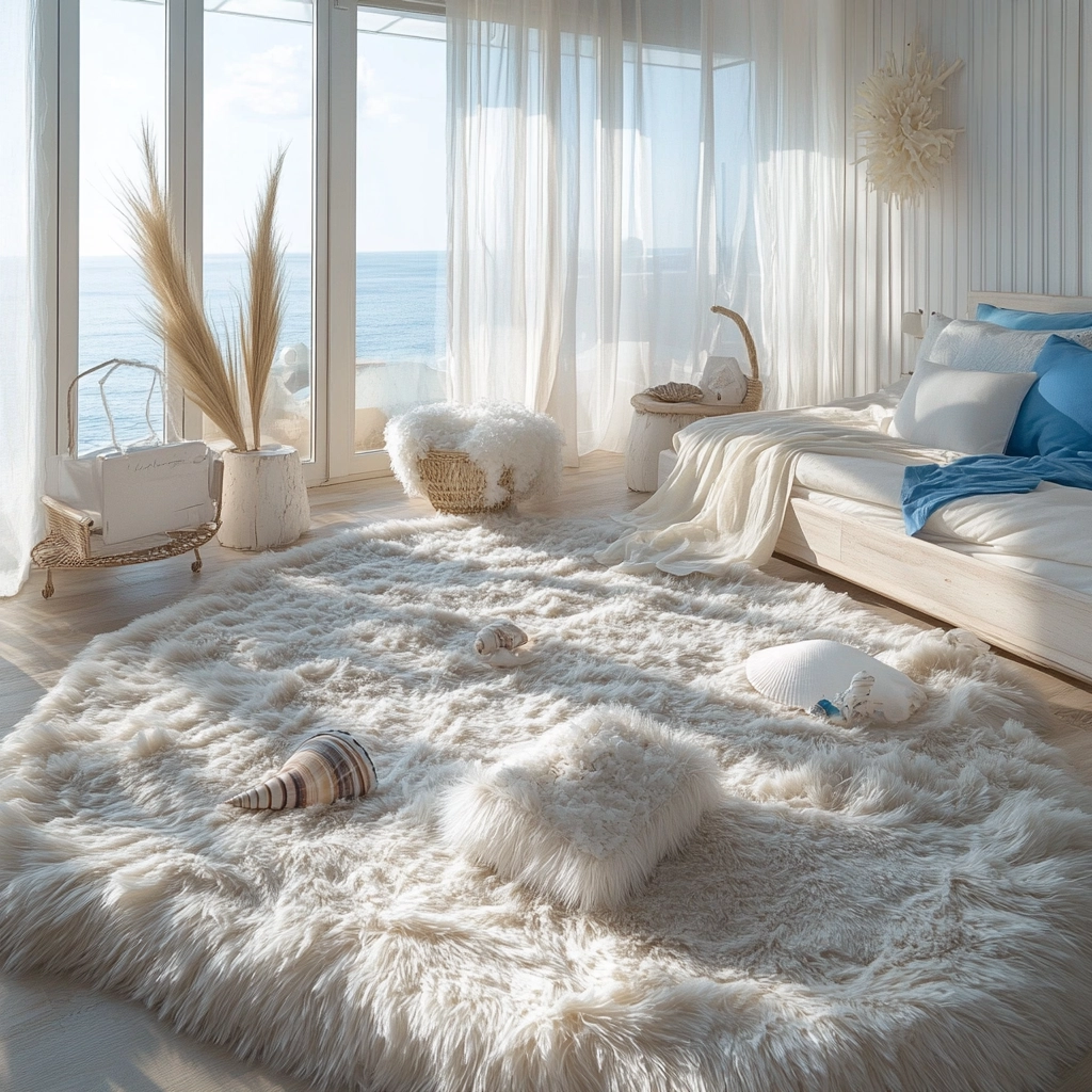 fluffy rug bedroom 80