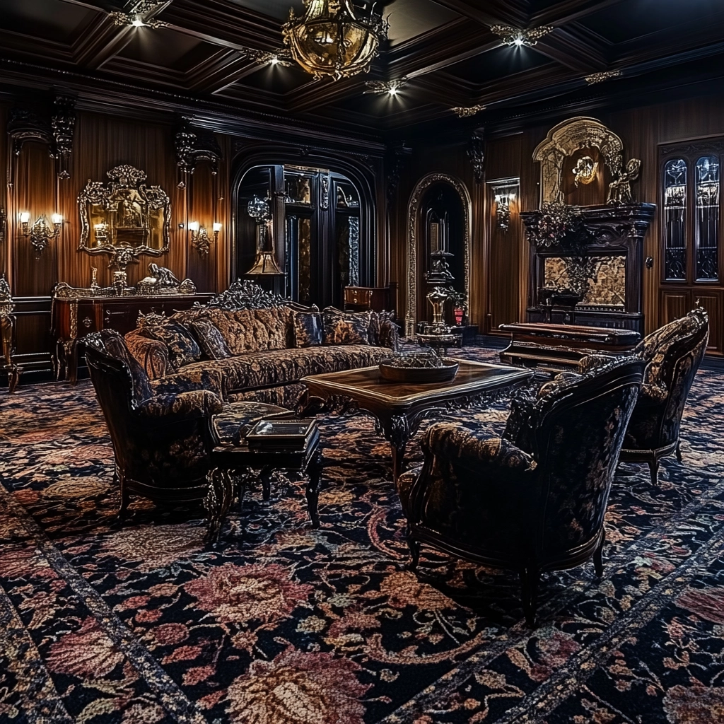 full carpet living room 55
