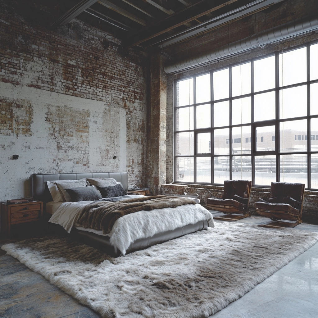 fur carpet bedroom 14