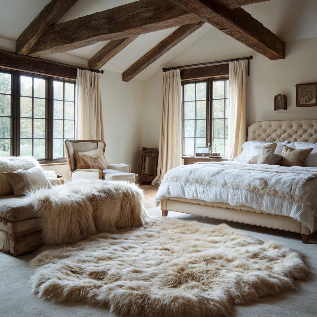 fur carpet bedroom 25