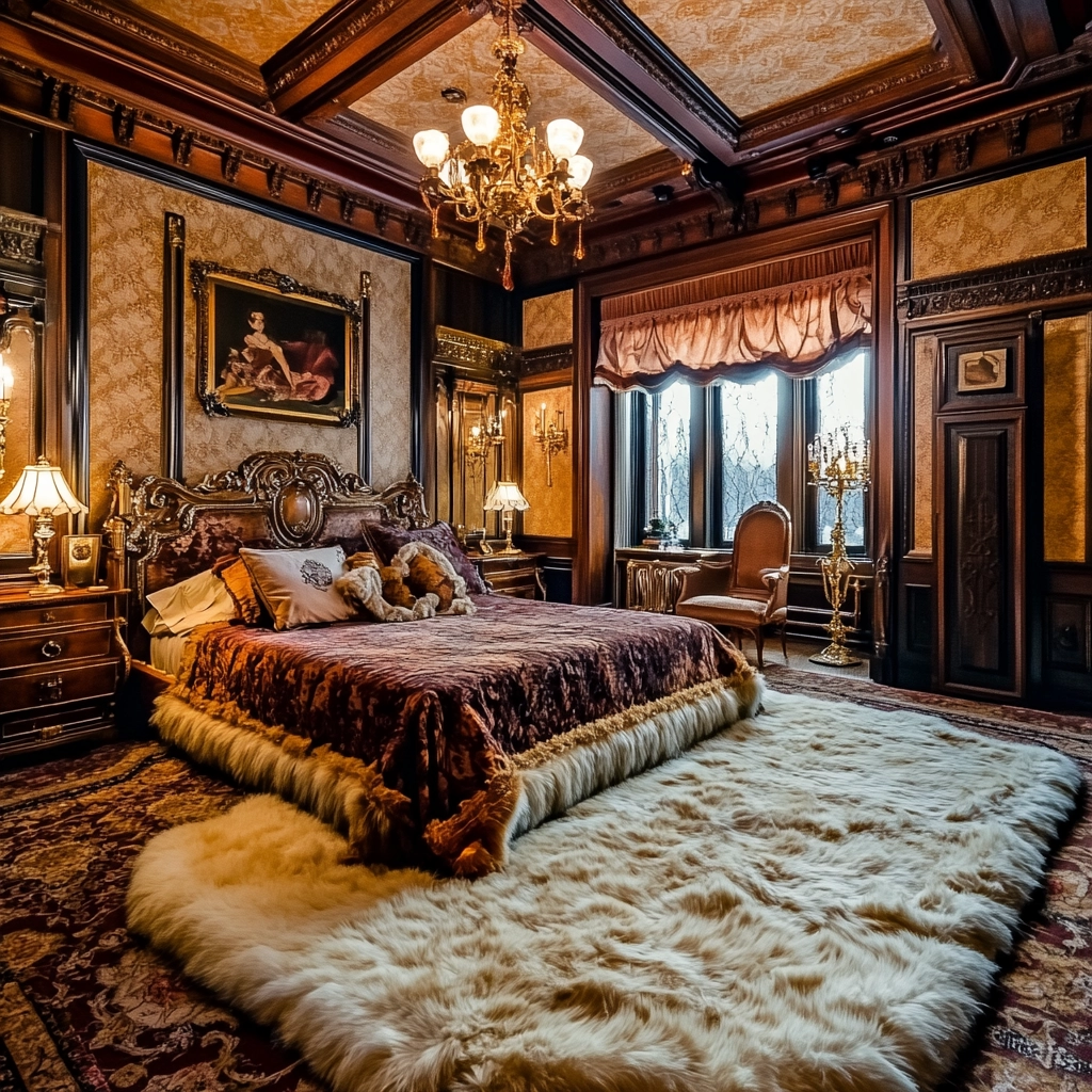 fur carpet bedroom 36