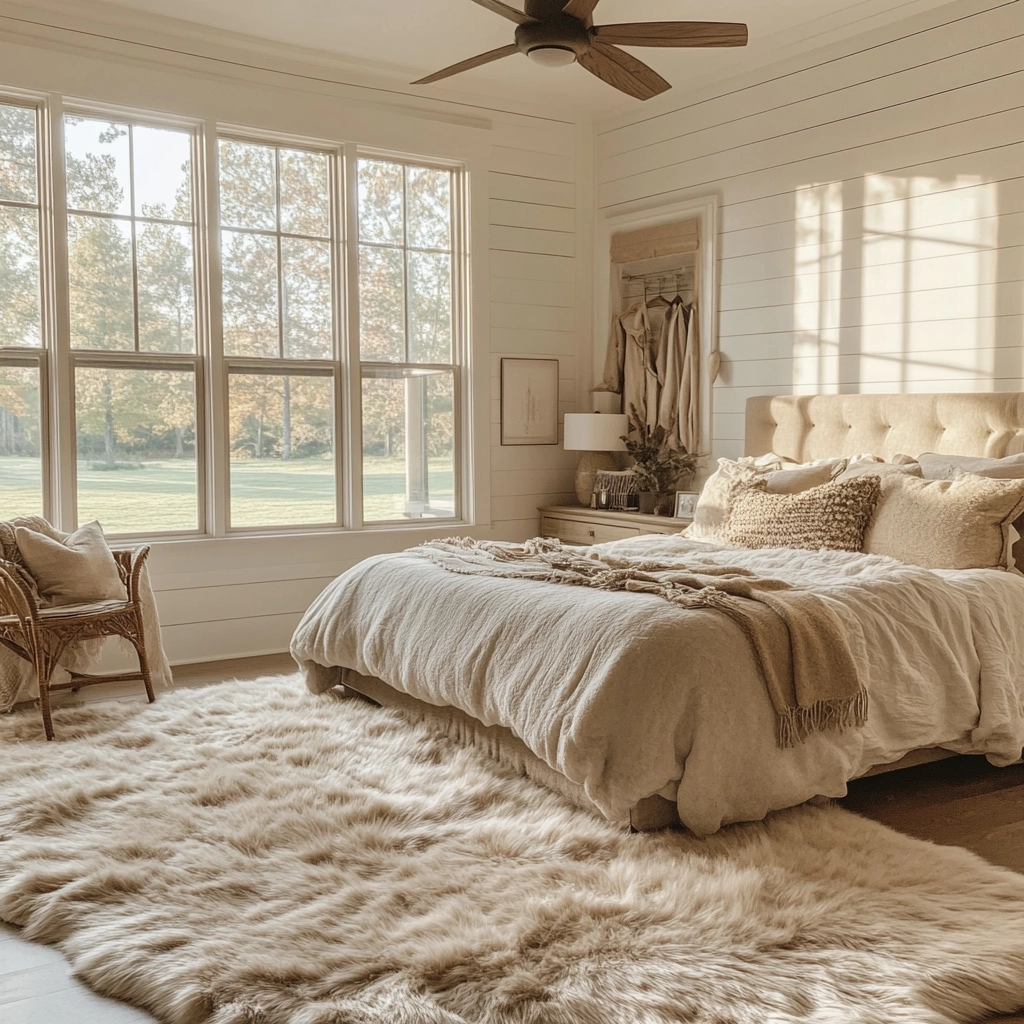 fur carpet bedroom 40