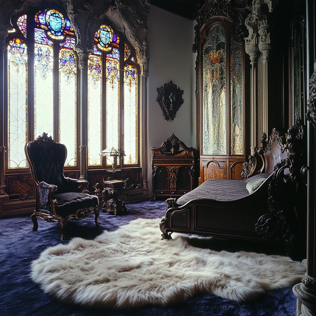 fur carpet bedroom 46