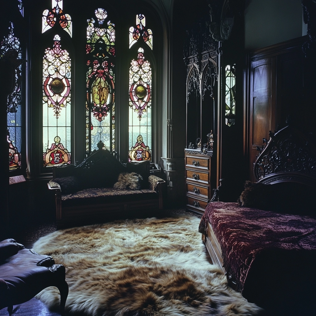 fur carpet bedroom 47